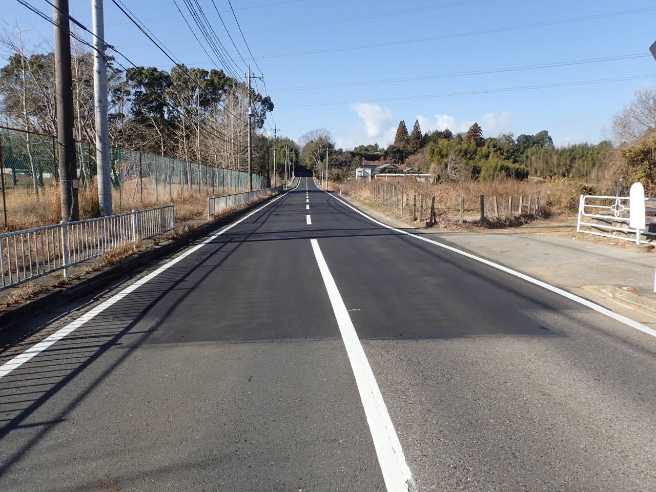 防災・安全交付金（舗装修繕）及び県単舗装道路修繕合併工事（押沼）の施工写真